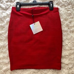 Red bandage skirt NWT
